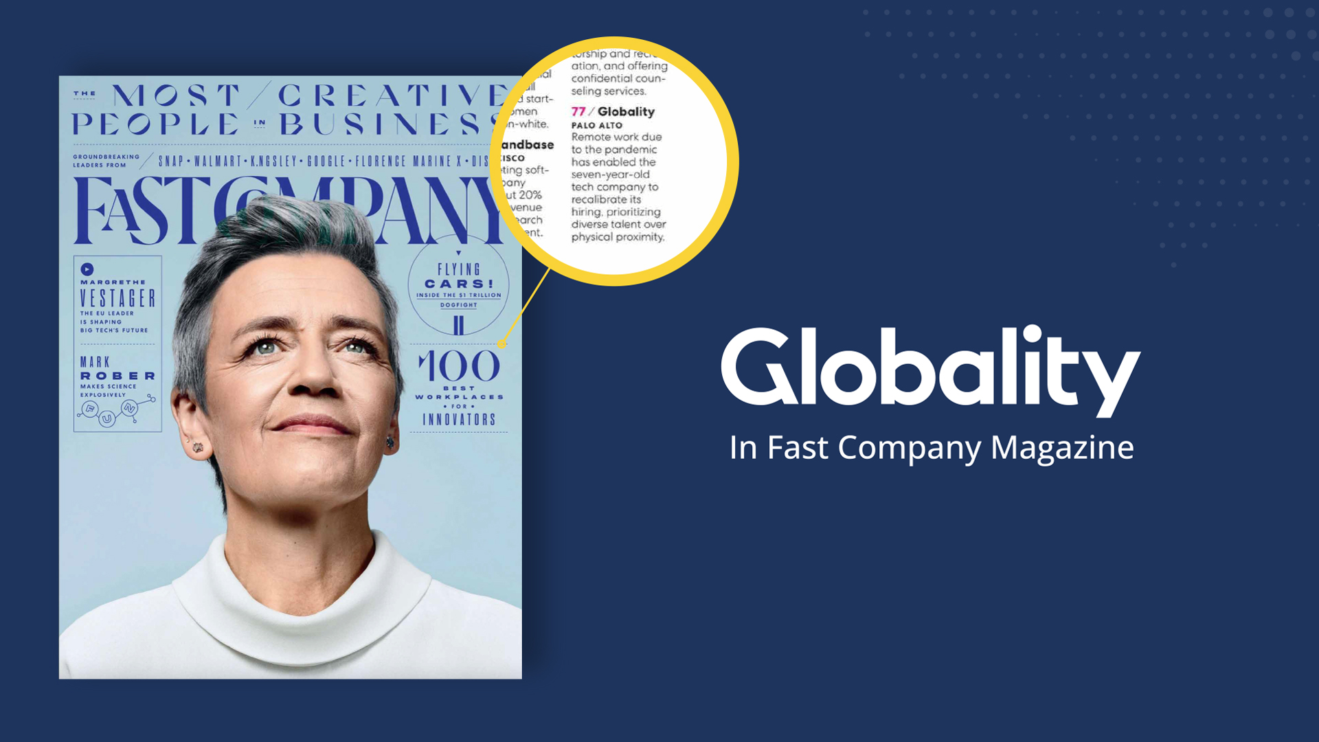 Globality Named One of the “100 Best Workplaces for Innovators” by Fast
